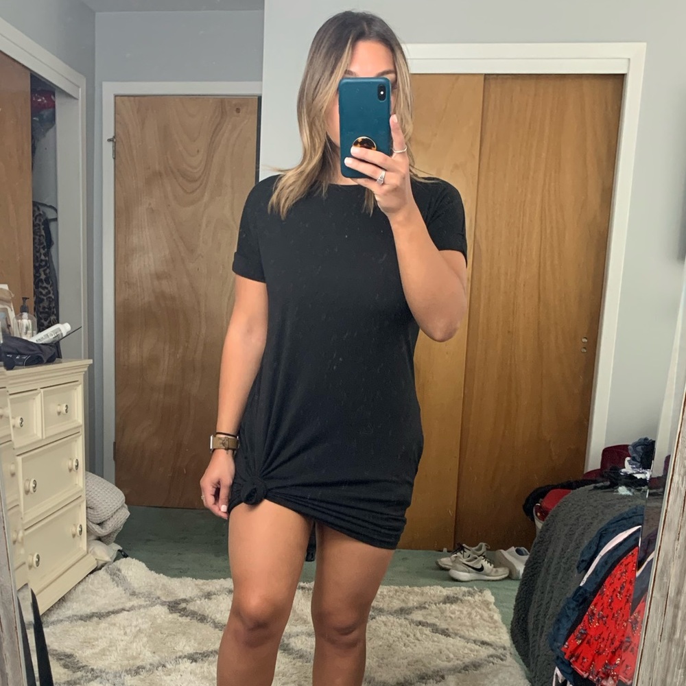 Black T-shirt Dress